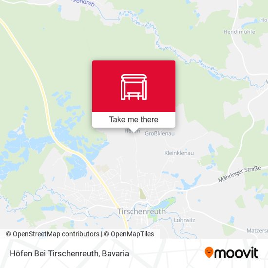 Höfen Bei Tirschenreuth map