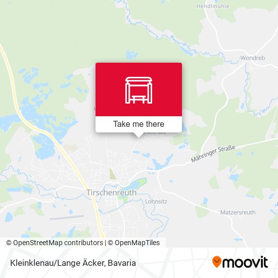 Kleinklenau/Lange Äcker map