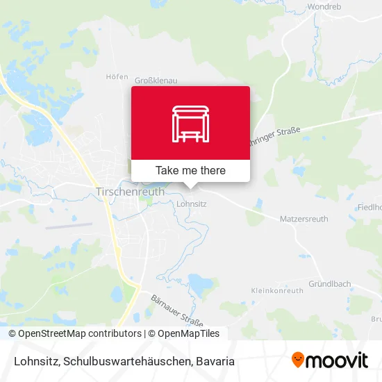 Карта Lohnsitz, Schulbuswartehäuschen