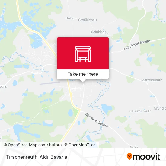 Карта Tirschenreuth, Aldi