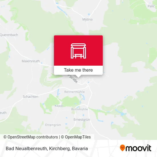 Карта Bad Neualbenreuth, Kirchberg