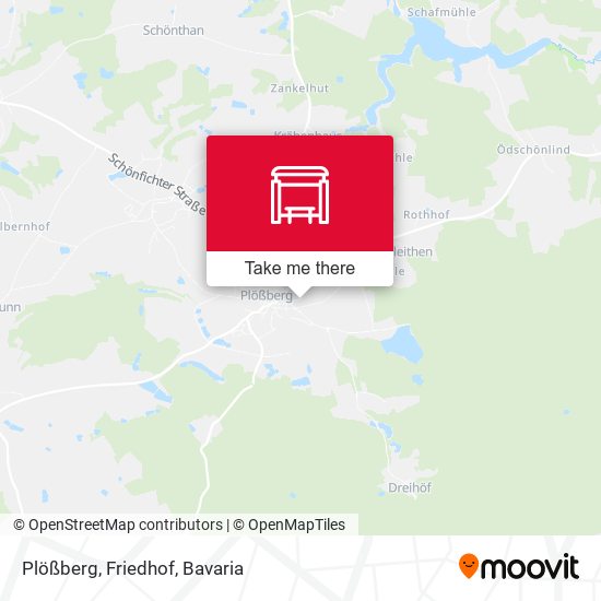 Plößberg, Friedhof map