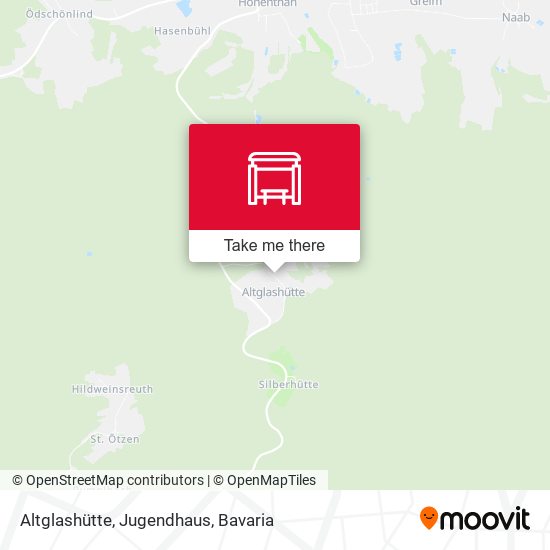 Altglashütte, Jugendhaus map