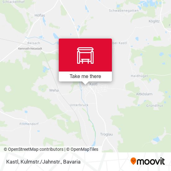 Карта Kastl, Kulmstr./Jahnstr.