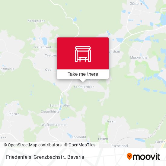 Friedenfels, Grenzbachstr. map