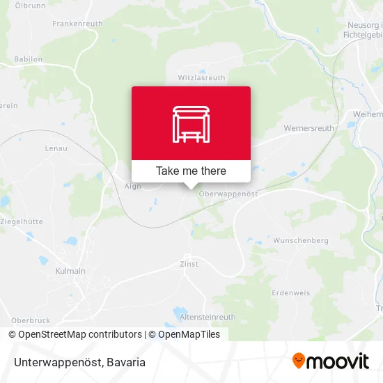 Карта Unterwappenöst