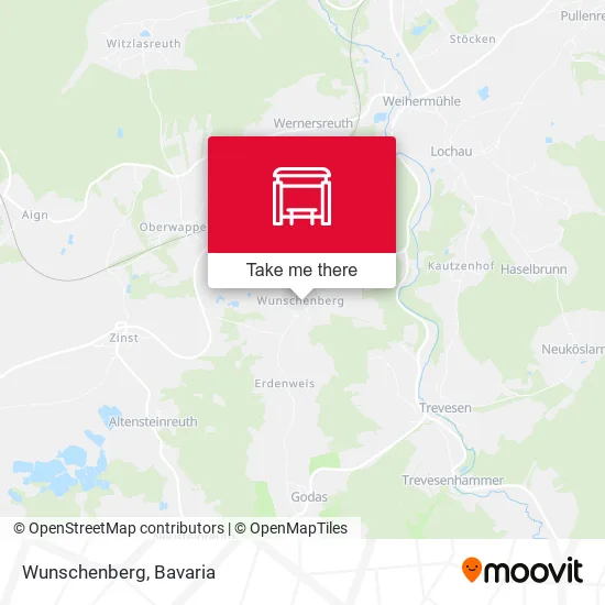 Карта Wunschenberg