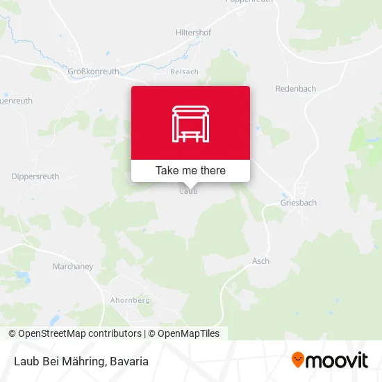 Карта Laub Bei Mähring