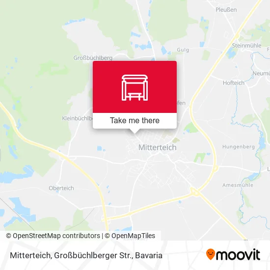 Карта Mitterteich, Großbüchlberger Str.