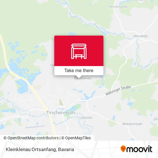 Карта Kleinklenau Ortsanfang
