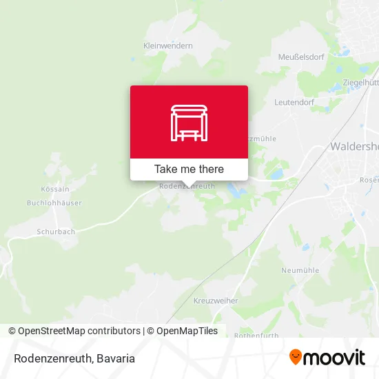 Карта Rodenzenreuth