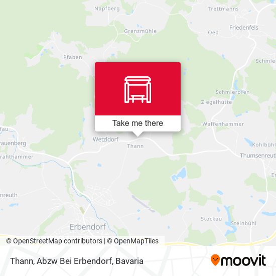 Thann, Abzw Bei Erbendorf map