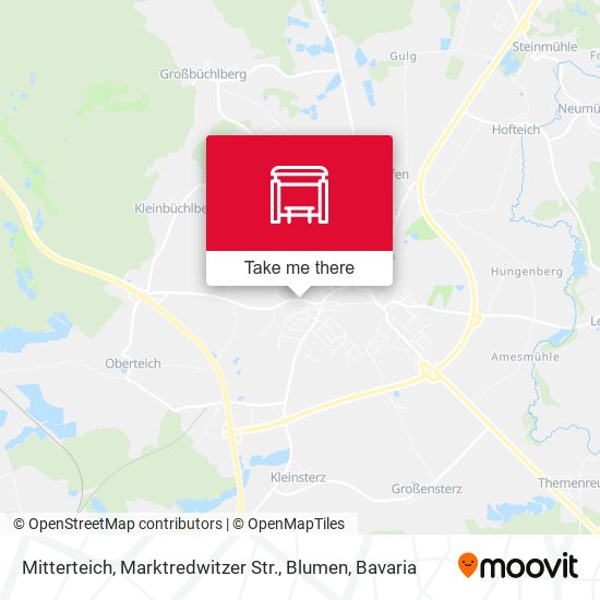 Mitterteich, Marktredwitzer Str., Blumen map