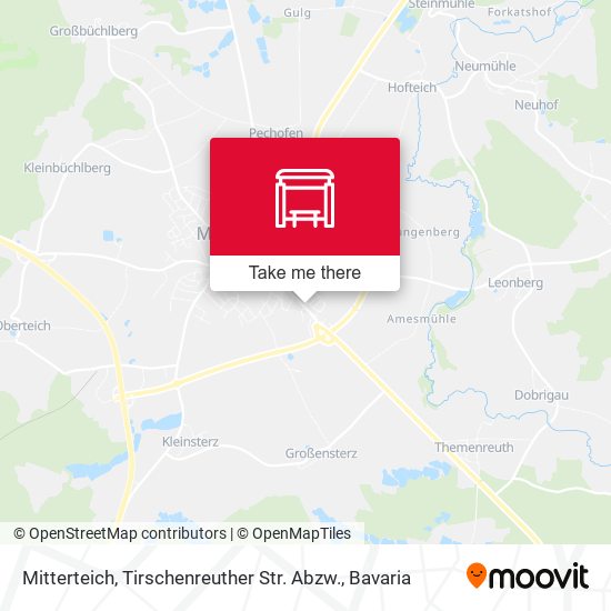Mitterteich, Tirschenreuther Str. Abzw. map