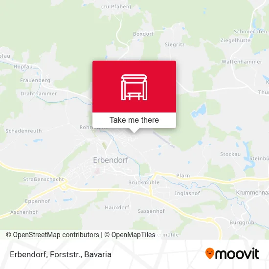 Erbendorf, Forststr. map