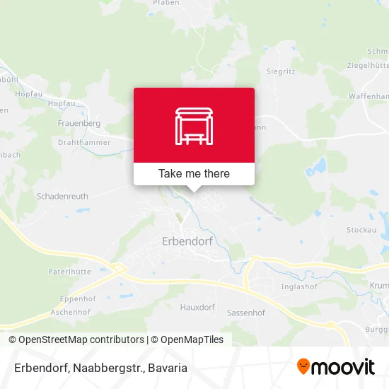 Карта Erbendorf, Naabbergstr.