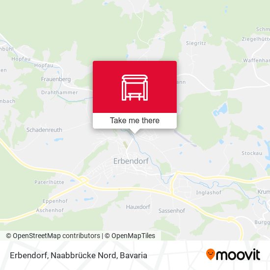 Erbendorf, Naabbrücke Nord map