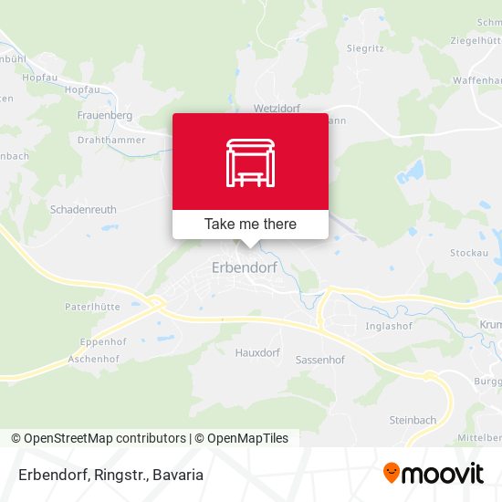Карта Erbendorf, Ringstr.