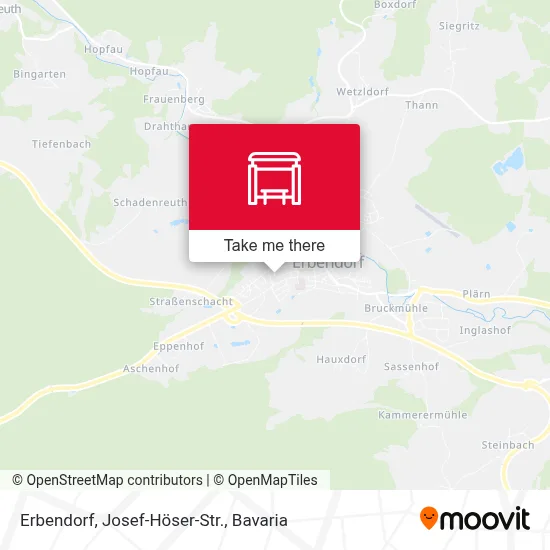 Erbendorf, Josef-Höser-Str. map