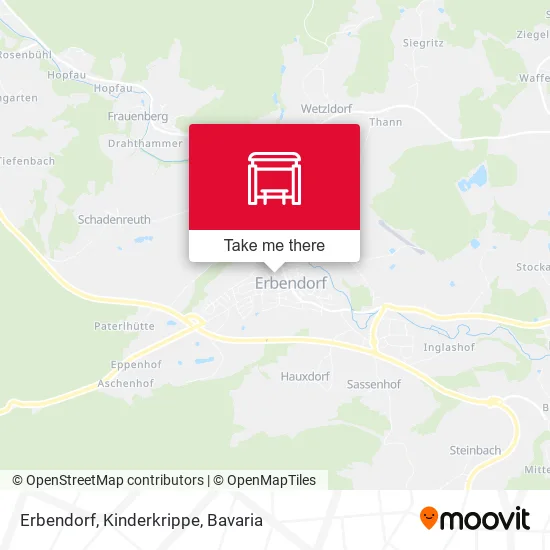 Карта Erbendorf, Kinderkrippe
