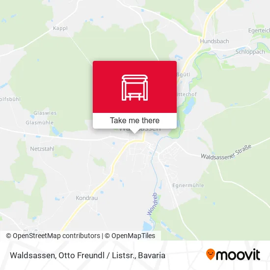 Waldsassen, Otto Freundl / Listsr. map