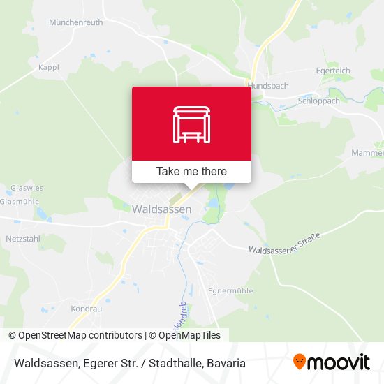 Waldsassen, Egerer Str. / Stadthalle map