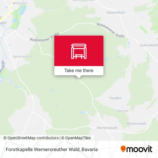 Forstkapelle Wernersreuther Wald map