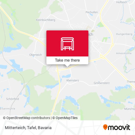 Mitterteich, Tafel map