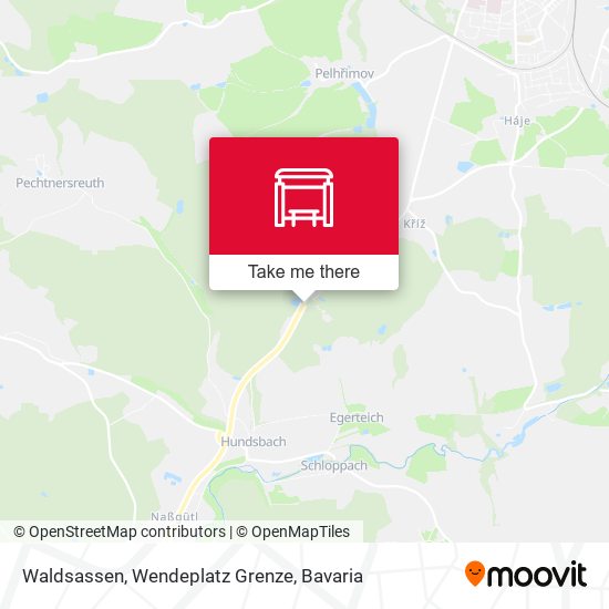 Waldsassen, Wendeplatz Grenze map