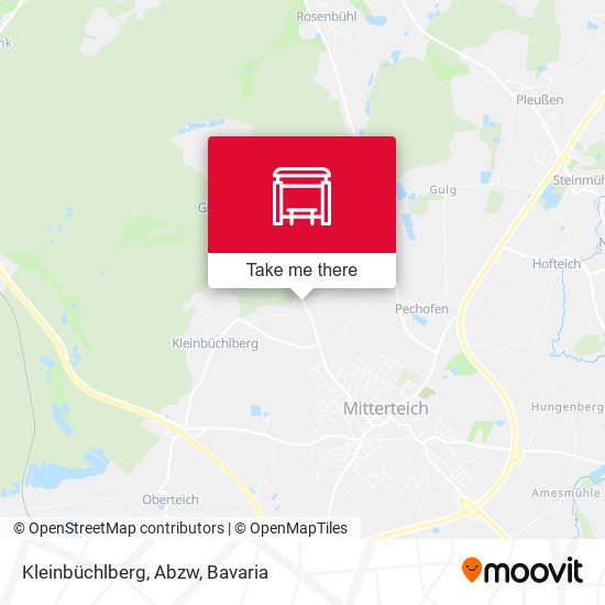 Kleinbüchlberg, Abzw map