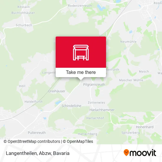 Карта Langentheilen, Abzw