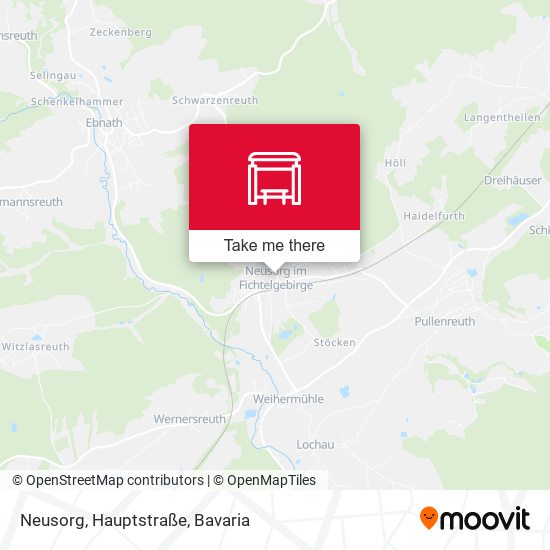 Neusorg, Hauptstraße map