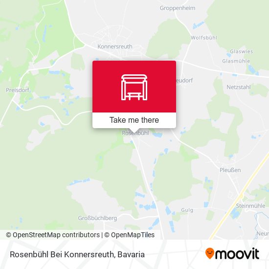 Rosenbühl Bei Konnersreuth map