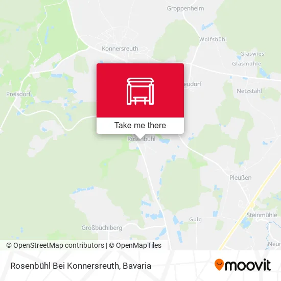 Карта Rosenbühl Bei Konnersreuth