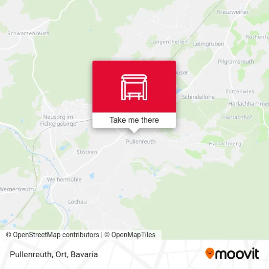 Карта Pullenreuth, Ort