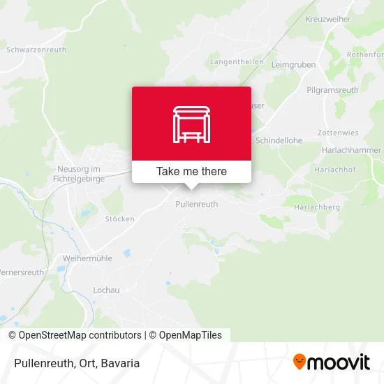 Карта Pullenreuth, Ort