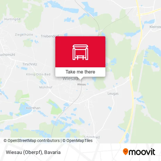 Карта Wiesau (Oberpf)