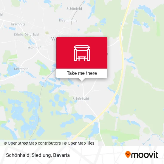 Карта Schönhaid, Siedlung