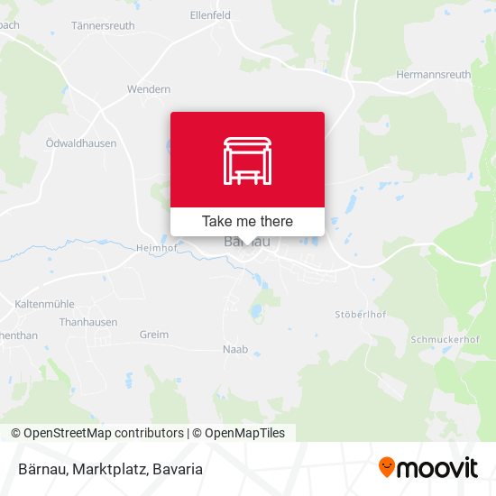 Bärnau, Marktplatz map