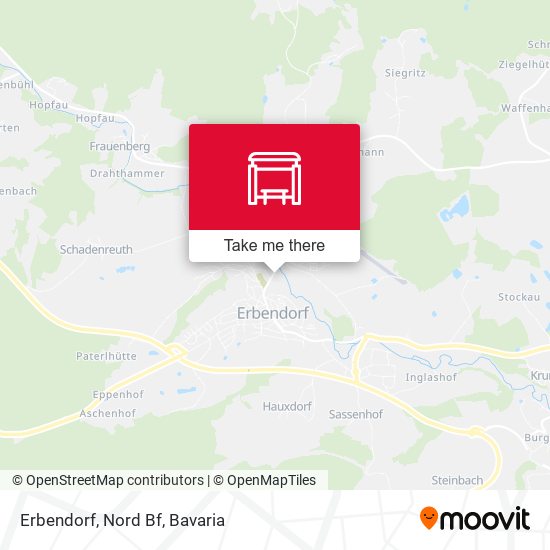 Карта Erbendorf, Nord Bf