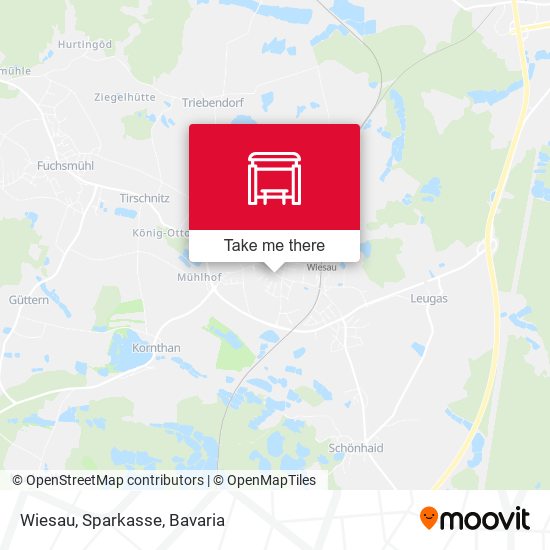 Карта Wiesau, Sparkasse