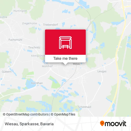 Карта Wiesau, Sparkasse