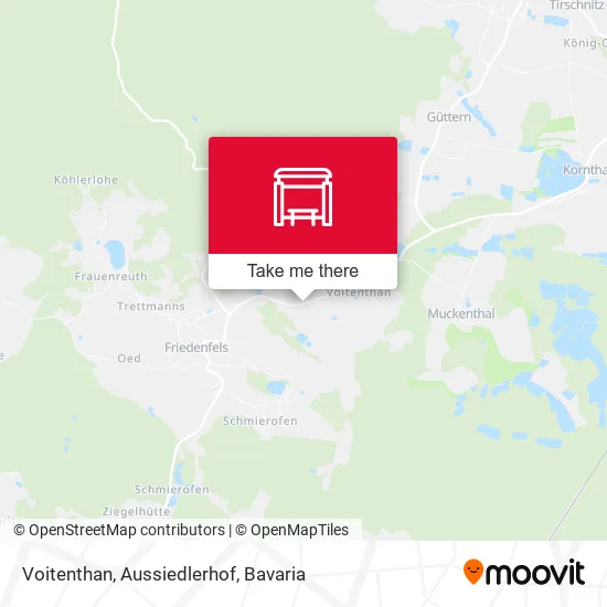 Карта Voitenthan, Aussiedlerhof
