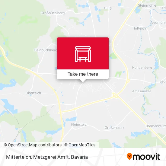 Карта Mitterteich, Metzgerei Amft