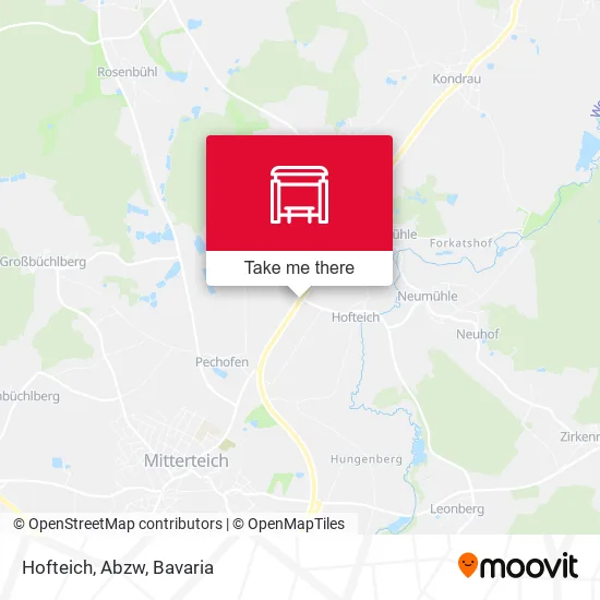 Карта Hofteich, Abzw