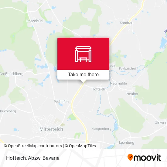 Карта Hofteich, Abzw