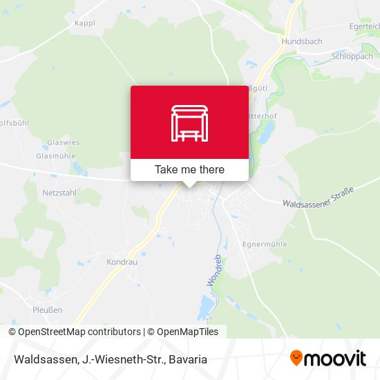 Waldsassen, J.-Wiesneth-Str. map