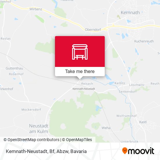 Карта Kemnath-Neustadt, Bf, Abzw