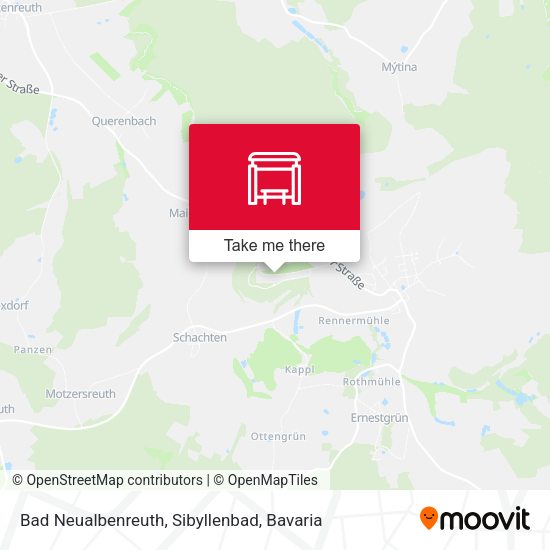 Bad Neualbenreuth, Sibyllenbad map