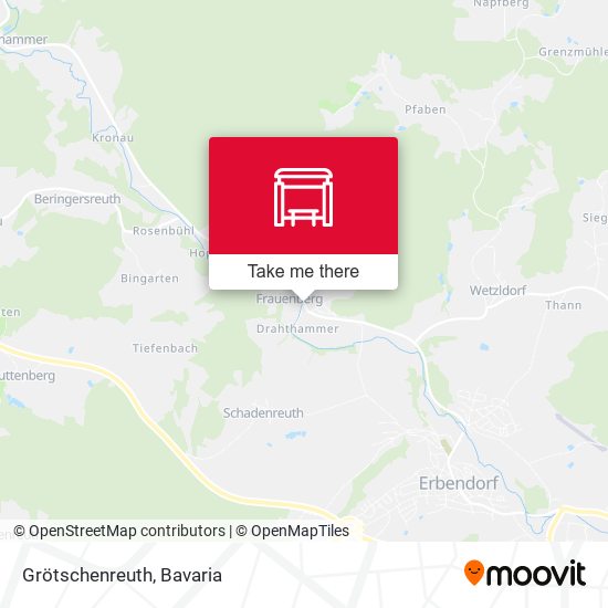 Grötschenreuth map